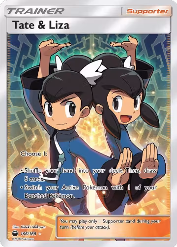 Tate & Liza (Full Art) (166/168), SM - Celestial Storm — Pokémon card price
