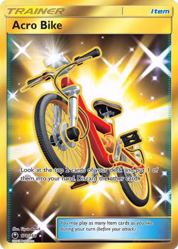 Acro Bike (Secret) (178/168), SM - Celestial Storm — Pokémon card price