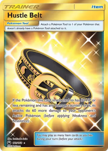 Hustle Belt (Secret) (179/168), SM - Celestial Storm — Pokémon card price
