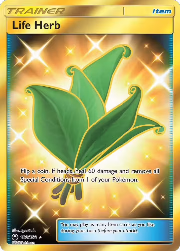Life Herb (Secret) (180/168), SM - Celestial Storm — Pokémon card price