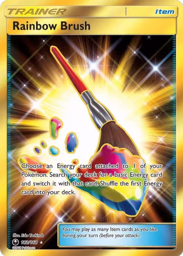 Rainbow Brush (Secret) (182/168), SM - Celestial Storm — Pokémon card price
