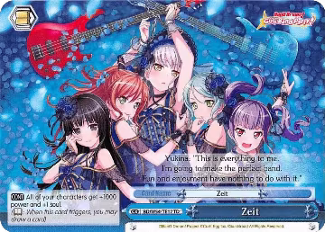 Zeit (BD/W54-TE17 TD), BanG Dream! Girls Band Party! — Weiß Schwarz card price