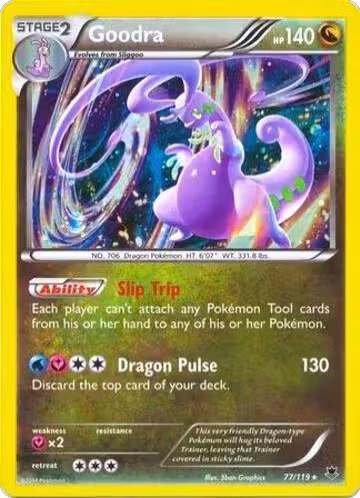 Goodra - 77/119 (Cosmos Holo) (077/119), Blister Exclusives — Pokémon card price