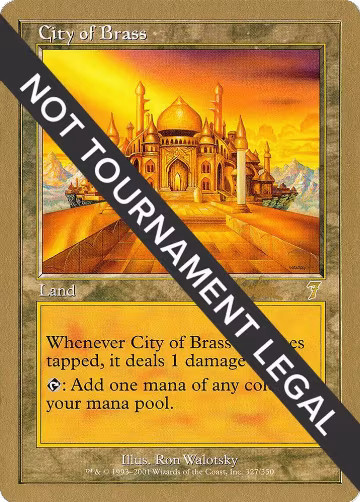 City of Brass - 2002 Brian Kibler (7ED), World Championship Decks — Magic card price