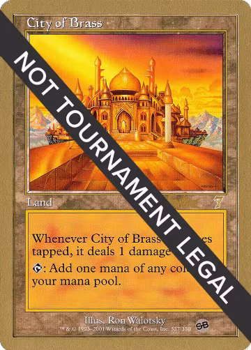 City of Brass - 2002 Brian Kibler (7ED) (SB), World Championship Decks — Magic card price
