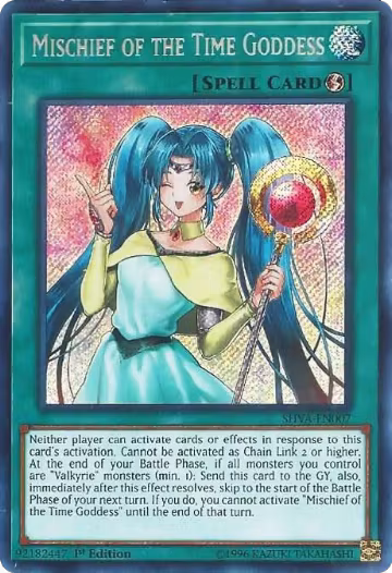 Mischief of the Time Goddess (SHVA-EN007) — card price