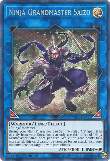 Ninja Grandmaster Saizo (SHVA-EN011), Shadows in Valhalla — Yu-Gi-Oh! card price