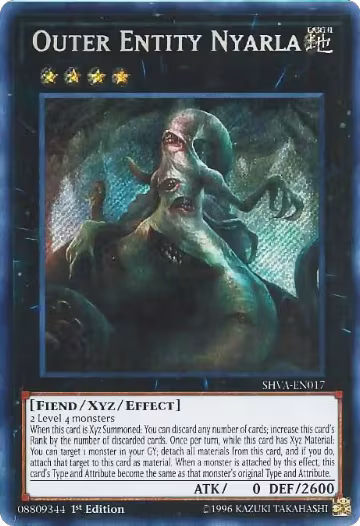 Outer Entity Nyarla (SHVA-EN017), Shadows in Valhalla — Yu-Gi-Oh! card price