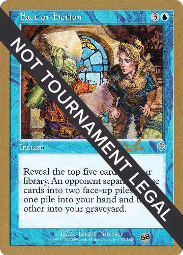 Fact or Fiction - 2002 Carlos Romao (INV) (SB), World Championship Decks — Magic card price