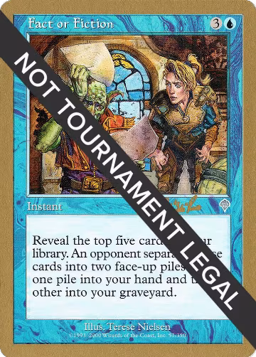 Fact or Fiction - 2002 Carlos Romao (INV), World Championship Decks — Magic card price