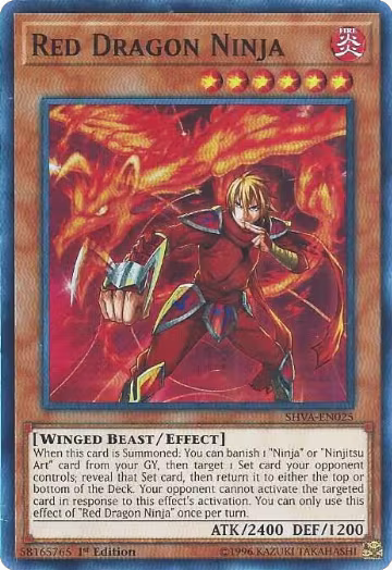 Red Dragon Ninja (SHVA-EN025), Shadows in Valhalla — Yu-Gi-Oh! card price