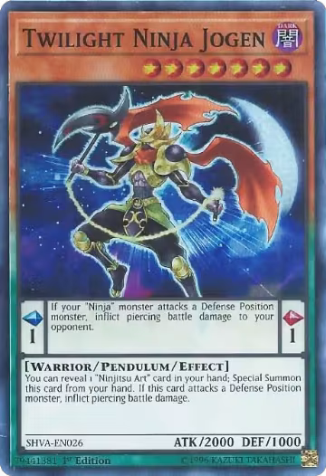 Twilight Ninja Jogen (SHVA-EN026), Shadows in Valhalla — Yu-Gi-Oh! card price