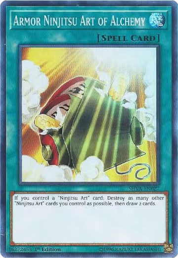 Armor Ninjitsu Art of Alchemy (SHVA-EN027), Shadows in Valhalla — Yu-Gi-Oh! card price