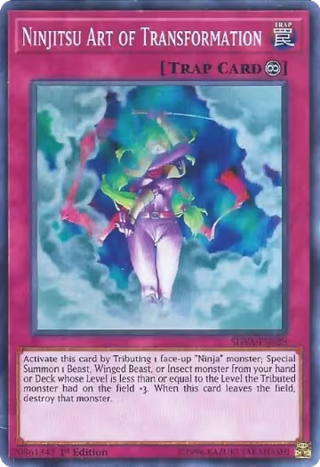 Ninjitsu Art of Transformation (SHVA-EN028), Shadows in Valhalla — Yu-Gi-Oh! card price