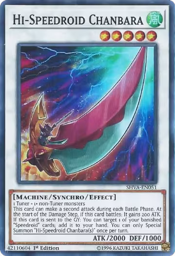 Hi-Speedroid Chanbara (SHVA-EN051), Shadows in Valhalla — Yu-Gi-Oh! card price