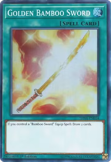 Golden Bamboo Sword (SHVA-EN054), Shadows in Valhalla — Yu-Gi-Oh! card price