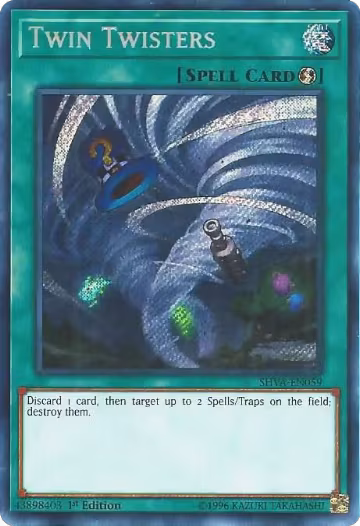 Twin Twisters (SHVA-EN059), Shadows in Valhalla — Yu-Gi-Oh! card price