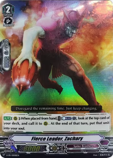 Fierce Leader, Zachary (V-PR/0008EN), V Promo Cards — Vanguard card price