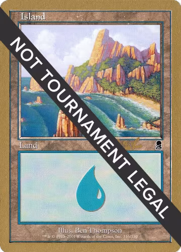 Island (336) - 2002 Carlos Romao (ODY), World Championship Decks — Magic card price