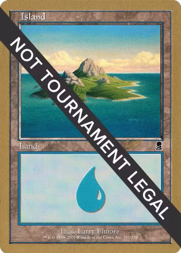 Island (337) - 2002 Raphael Levy (ODY), World Championship Decks — Magic card price