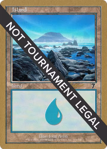 Island (334) - 2002 Sim Han How (7ED), World Championship Decks — Magic card price