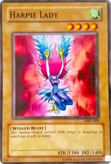 Harpie Lady (New Artwork) (MRD-008), Metal Raiders — Yu-Gi-Oh! card price