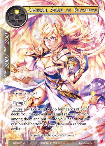 Aratron, Angel of Knowledge (Full Art) (NDR-001), New Dawn Rises — Force of Will card price