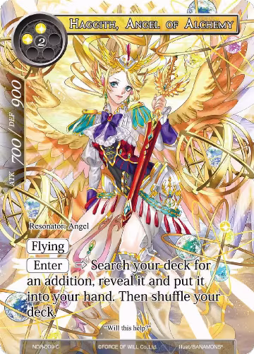 Haggith, Angel of Alchemy (Full Art) (NDR-009), New Dawn Rises — Force of Will card price