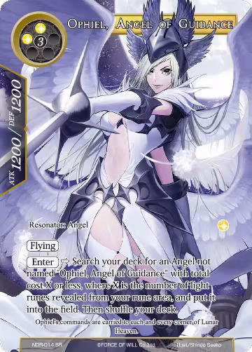 Ophiel, Angel of Guidance (Full Art) (NDR-014), New Dawn Rises — Force of Will card price