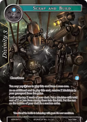Scrap and Build (Full Art) (NDR-054), New Dawn Rises — Force of Will card price