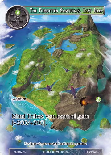 The Forgotten Sanctuary, Lost Isles (Full Art) (NDR-077), New Dawn Rises — Force of Will card price