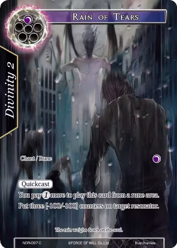Rain of Tears (Full Art) (NDR-097), New Dawn Rises — Force of Will card price
