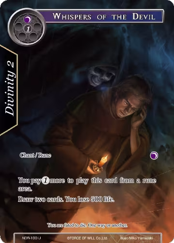 Whispers of the Devil (Full Art) (NDR-100), New Dawn Rises — Force of Will card price