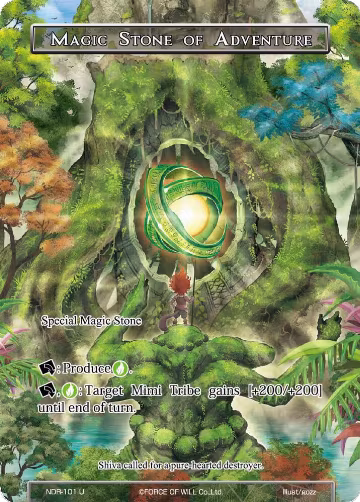 Magic Stone of Adventure (Full Art) (NDR-101), New Dawn Rises — Force of Will card price