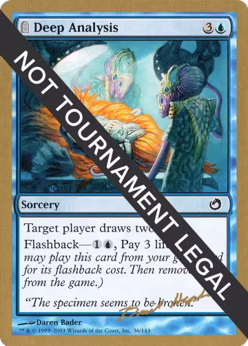 Deep Analysis - 2003 Dave Humpherys (TOR), World Championship Decks — Magic card price