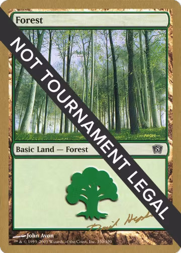 Forest (350) - 2003 Dave Humpherys (8ED), World Championship Decks — Magic card price
