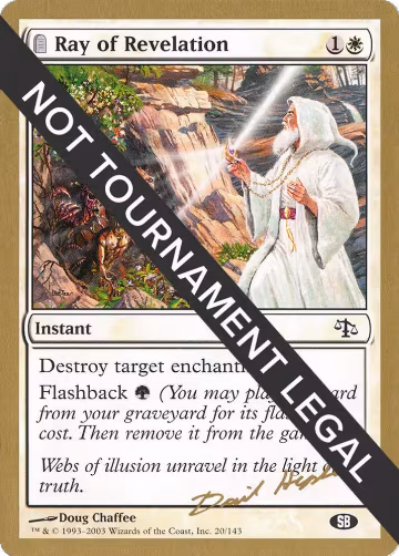 Ray of Revelation - 2003 Dave Humpherys (JUD) (SB), World Championship Decks — Magic card price