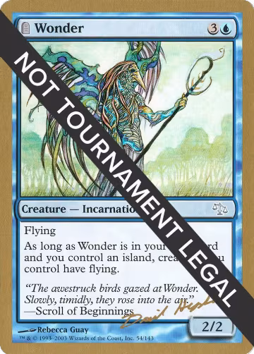 Wonder - 2003 Dave Humpherys (JUD), World Championship Decks — Magic card price