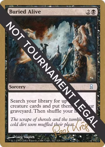 Buried Alive - 2003 Peer Kroger (ODY), World Championship Decks — Magic card price