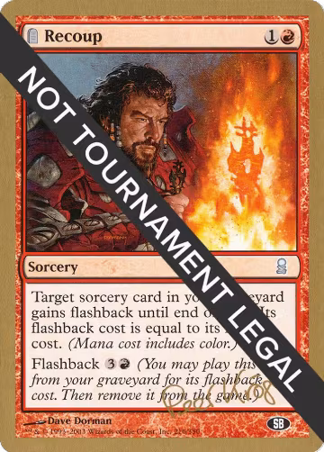 Recoup - 2003 Peer Kroger (ODY) (SB), World Championship Decks — Magic card price