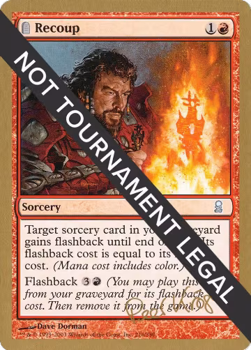 Recoup - 2003 Peer Kroger (ODY), World Championship Decks — Magic card price