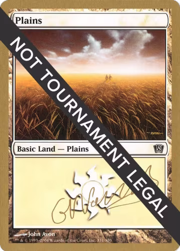 Plains (331) - 2004 Gabriel Nassif (8ED), World Championship Decks — Magic card price