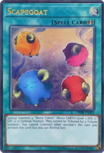 Scapegoat (UTR) (OP08-EN003), OTS Tournament Pack 8 — Yu-Gi-Oh! card price