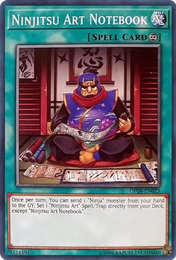 Ninjitsu Art Notebook (OP08-EN023), OTS Tournament Pack 8 — Yu-Gi-Oh! card price