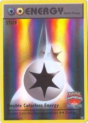 Double Colorless Energy - 90/108 (North America Championships) [Staff] (090/123), League & Championship Cards — Pokémon card price