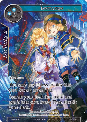 Invitation (Full Art) (NDR-045), New Dawn Rises — Force of Will card price