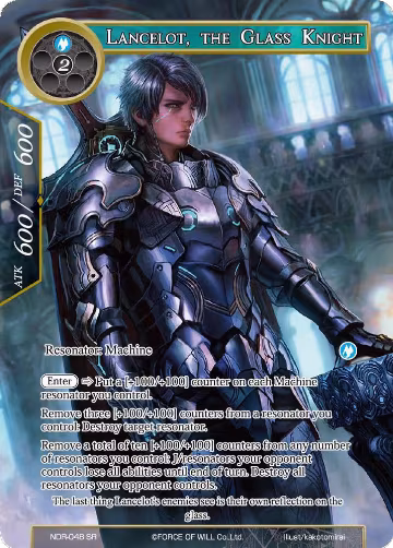 Lancelot, the Glass Knight (Full Art) (NDR-048), New Dawn Rises — Force of Will card price