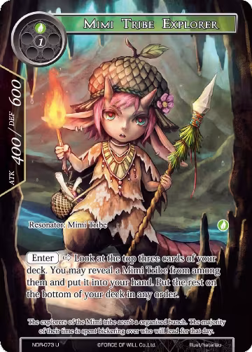 Mimi Tribe Explorer (Full Art) (NDR-073), New Dawn Rises — Force of Will card price