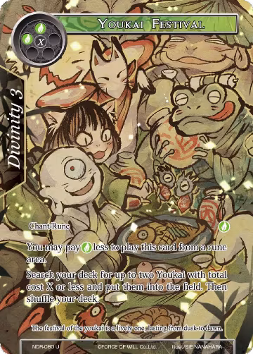 Youkai Festival (Full Art) (NDR-080), New Dawn Rises — Force of Will card price