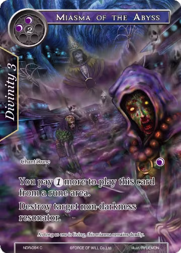 Miasma of the Abyss (Full Art) (NDR-094), New Dawn Rises — Force of Will card price